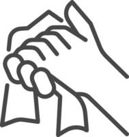 Hand icon symbol image illustration vector