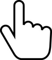 Hand icon symbol image illustration vector