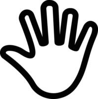Hand icon symbol image illustration vector