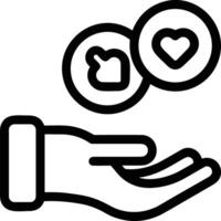 Hand icon symbol image illustration vector