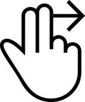 Hand icon symbol image illustration vector