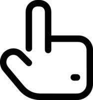 Hand icon symbol image illustration vector