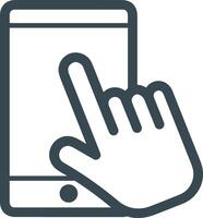 Hand icon symbol image illustration vector