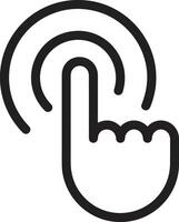 Hand icon symbol image illustration vector
