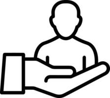 Hand icon symbol image illustration vector
