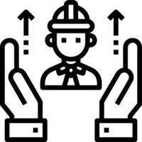 Hand icon symbol image illustration vector