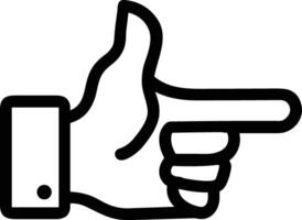 Hand icon symbol image illustration vector