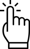 Hand icon symbol image illustration vector