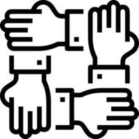 Hand icon symbol image illustration vector
