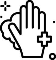 Hand icon symbol image illustration vector