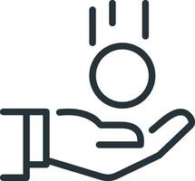 Hand icon symbol image illustration vector