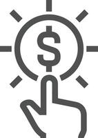 Hand icon symbol image illustration vector
