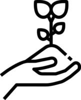 Hand icon symbol image illustration vector