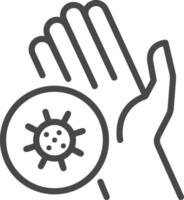 Hand icon symbol image illustration vector