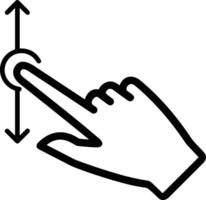 Hand icon symbol image illustration vector