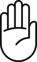 Hand icon symbol image illustration vector