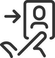 Hand icon symbol image illustration vector
