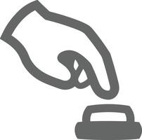 Hand icon symbol image illustration vector