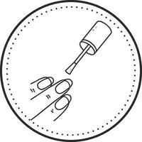 Hand icon symbol image illustration vector