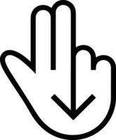 Hand icon symbol image illustration vector
