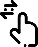 Hand icon symbol image illustration vector