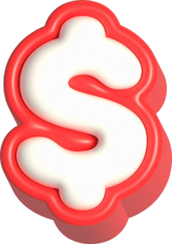 dólar, 3d Renderização maiúscula alfabeto png