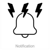 Notification and update icon concept vector