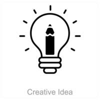 Creative Idea and innovation icon concept vector