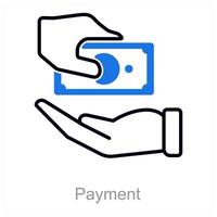 Payment Method and money icon concept vector