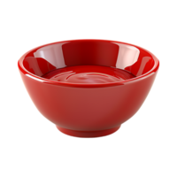 Red Ketchup in a Bowl on Transparent Background png