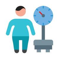Overweight Icon Design vector