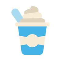 Yogurt Icon Design vector