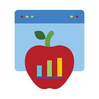 Graph Icon Design vector