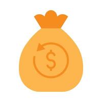 Return Of Investment Icon Design vector