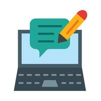 Blog Icon Design vector