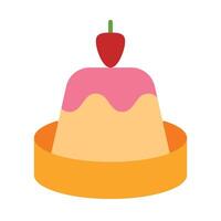 Custard Icon Design vector