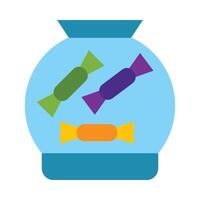 Candy Jar Icon Design vector