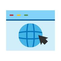 Browser Icon Design vector