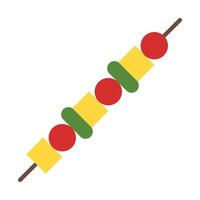 Skewer Icon Design vector