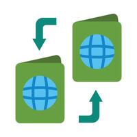 Immigration Icon Design vector