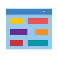 Layout Icon Design vector