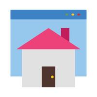 Home Page Icon Design vector