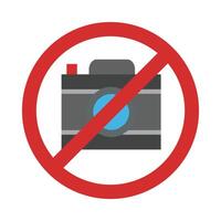 No Camera Icon Design vector