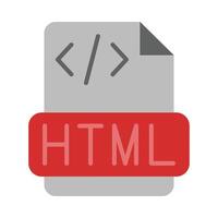 Html File Icon Design vector