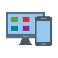 Responsive Design Icon Design vector