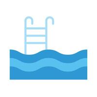 piscina icono diseño vector