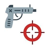 Shooting Icon Design vector
