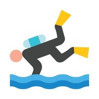 Dive Icon Design vector