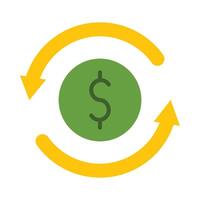 Return Of Investment Icon Design vector