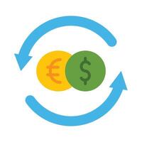 Exchange Icon Design vector